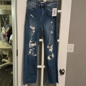 Flying Monkey Ripped Jeans